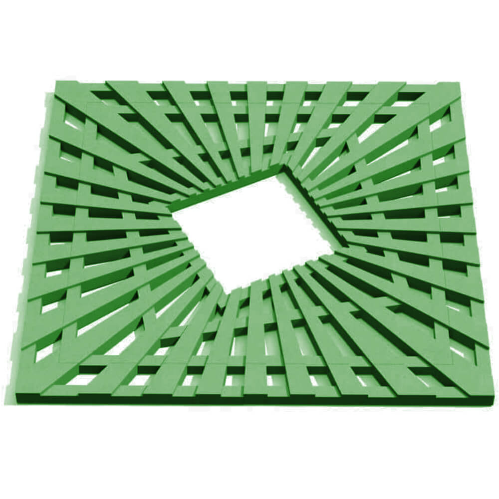 Приствольная решетка для дерева ZKING ATMOSPHERE 1.2х1.2м Зеленая Владимир фото