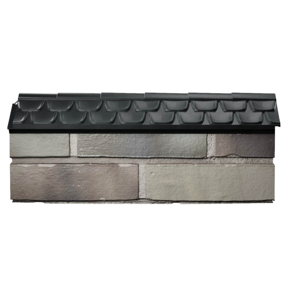 Парапет Zking Эльбрус Черный с посадкой на 0.5 кирпича (130мм) в Владимире фото