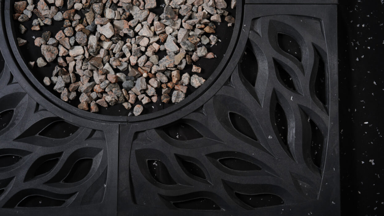 Приствольная решетка для дерева ZKING CRUST 1.2х1.2м Черная в Владимире фото