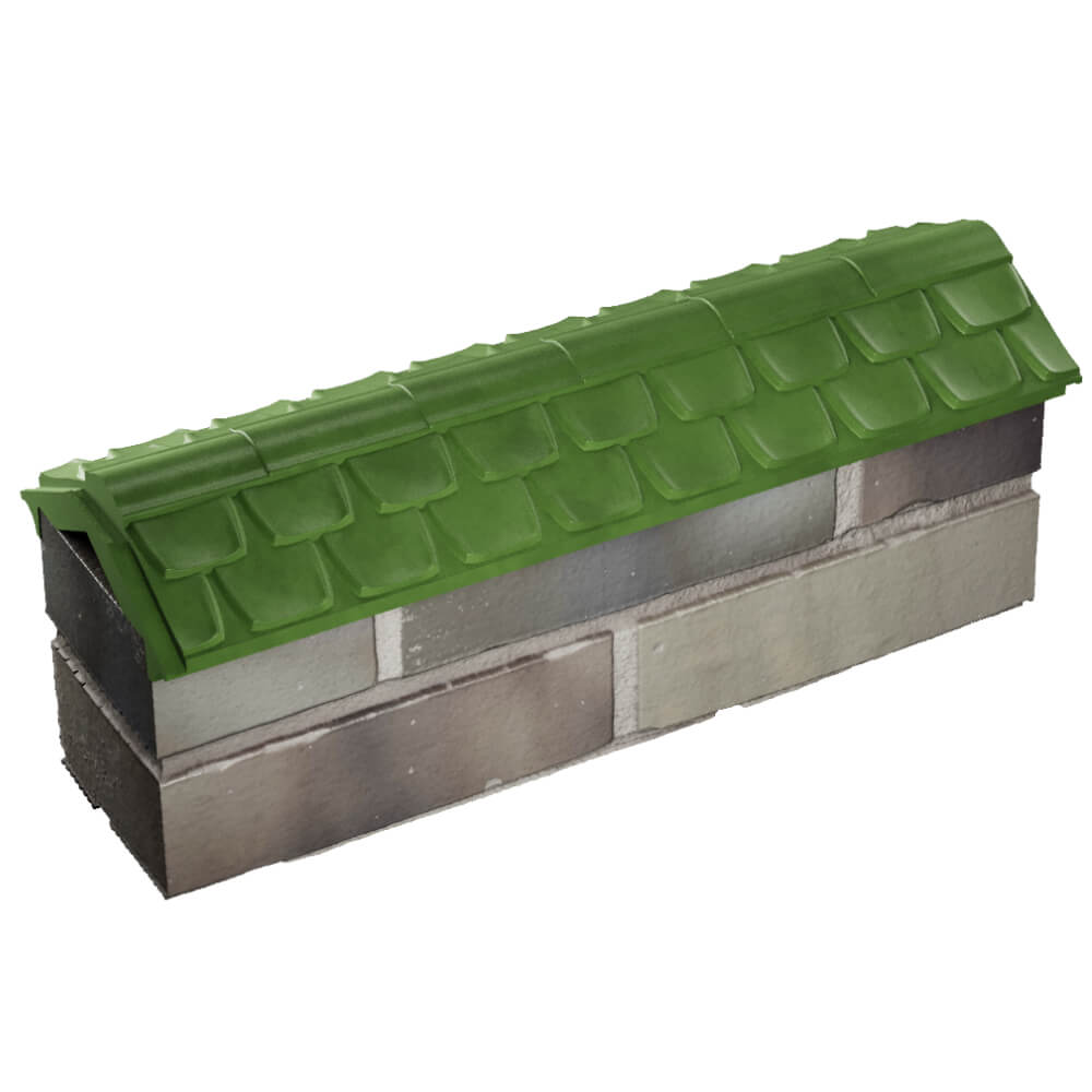 Парапет Zking Эльбрус Зеленый с посадкой на 0.5 кирпича (130мм) в Владимире фото